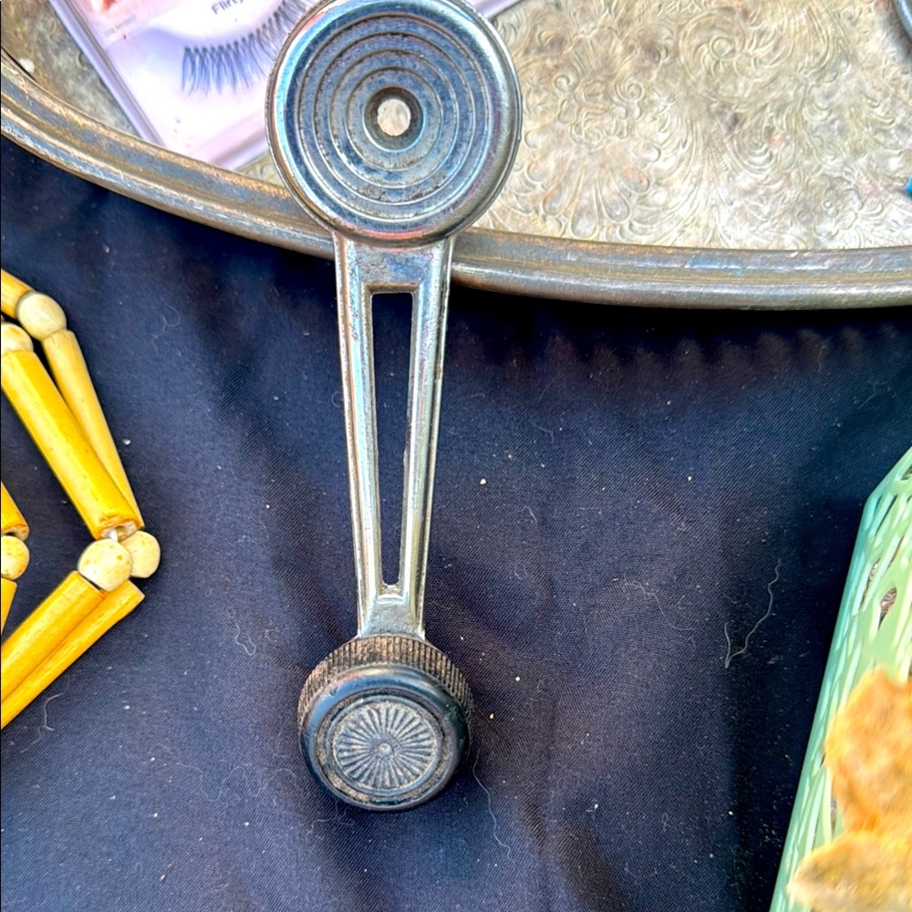 Vintage Metal Handheld Roller